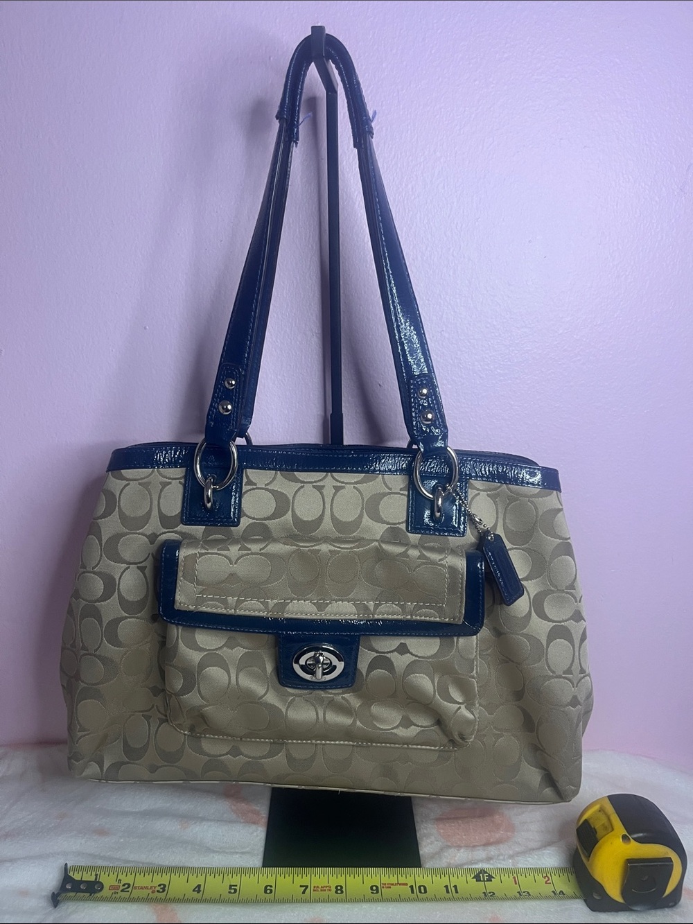 Coach Penelope Signature Sateen Shoulder Bag
